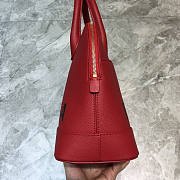 Balenciaga Small Ville Handbag In Red/Black 26x12x22cm - 5