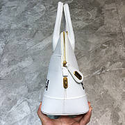 Balenciaga Small Ville Handbag In White/Black 26x12x22cm - 3