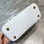 Balenciaga Small Ville Handbag In White/Black 26x12x22cm - 4