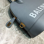 Balenciaga Small Ville Handbag In Gray/White 26x12x22cm - 5