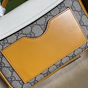 Gucci Mini Padlock Bag GG Canvas Yellow 658487 21x14x5cm - 2