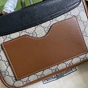 Gucci Mini Padlock Bag GG Canvas Black 658487 21x14x5cm - 3