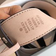 Gucci Belt GG Supreme Interlocking G in Brown 411924 3.8cm - 2
