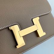 Hermes Constance 19 Gold-tone Metal Asphalt Grey 19cm - 5