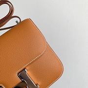 Hermes Constance 19 Silver-tone Metal Brown 19cm - 4