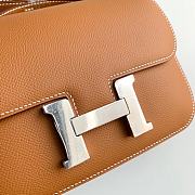Hermes Constance 19 Silver-tone Metal Brown 19cm - 2