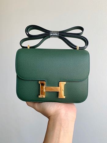 Hermes Constance 19 Gold-tone Metal Green 19cm