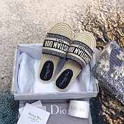 Dior Raffia Slippers 01 - 3