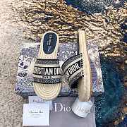 Dior Raffia Slippers 01 - 4
