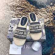 Dior Raffia Slippers 01 - 6