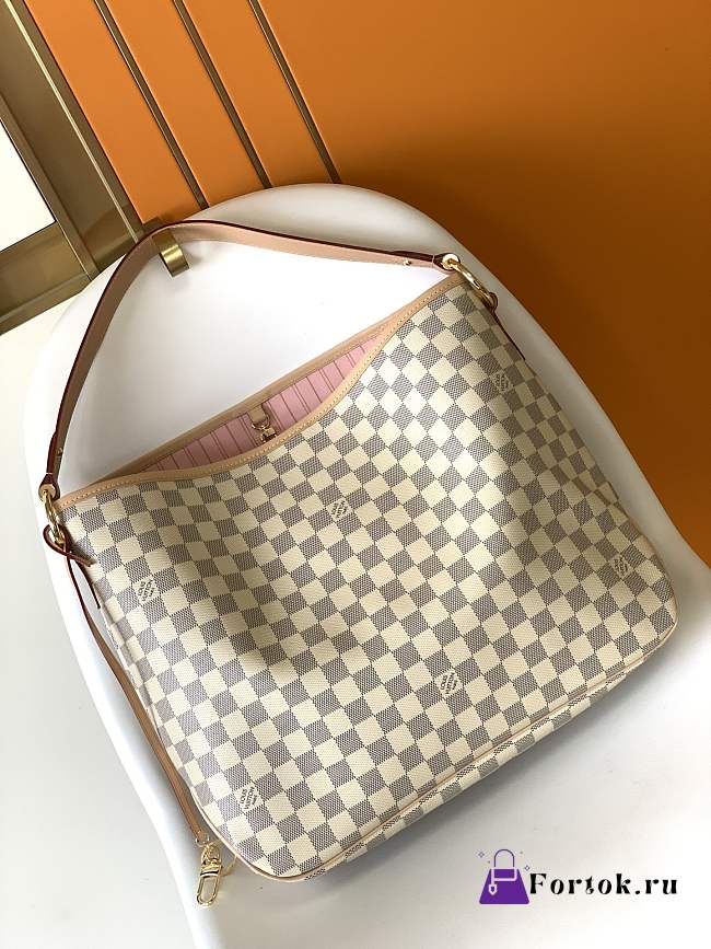 Louis Vuitton Delightful Damier White 41×33×15cm - 1