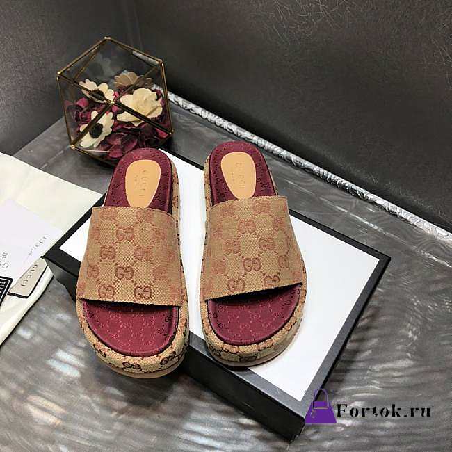 Gucci Slide GG Brown - 1