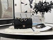 Chanel Chain Flap Bag Black AS1354 16x24x6cm - 1