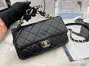 Chanel Chain Flap Bag Black AS1354 16x24x6cm - 5