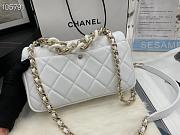 Chanel Chain Flap Bag White AS1354 16x24x6cm - 2