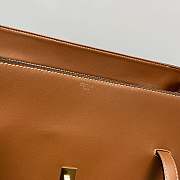 Celine Large Soft 16 In Smooth Leather Tan 194043 38x26x18cm - 3