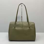 Celine Large Soft 16 In Smooth Leather Green 194043 38x26x18cm - 6