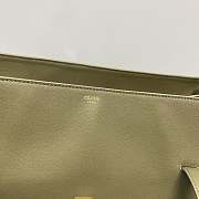 Celine Large Soft 16 In Smooth Leather Green 194043 38x26x18cm - 3