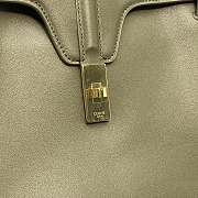Celine Large Soft 16 In Smooth Leather Green 194043 38x26x18cm - 2