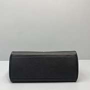 Celine Large Soft 16 In Grained Leather Black 194043 38x26x18cm - 5