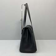 Celine Large Soft 16 In Grained Leather Black 194043 38x26x18cm - 4