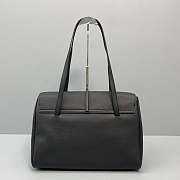 Celine Large Soft 16 In Grained Leather Black 194043 38x26x18cm - 3