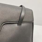 Celine Large Soft 16 In Grained Leather Black 194043 38x26x18cm - 2