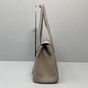 Celine Large Soft 16 In Grained Leather Gray 194043 38x26x18cm - 6