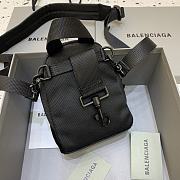 Balenciaga Oversized Mini Backpack Black Nylon 6560602 14x19.8x5.3cm - 4
