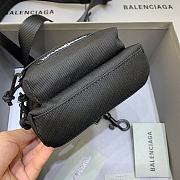 Balenciaga Oversized Mini Backpack Black Nylon 6560602 14x19.8x5.3cm - 3