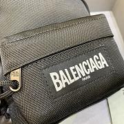 Balenciaga Oversized Mini Backpack Black Nylon 6560602 14x19.8x5.3cm - 2