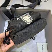 Balenciaga Oversized Mini Backpack Multicolor Gamer Nylon 6560602 14x19.8x5.3cm - 4