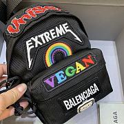 Balenciaga Oversized Mini Backpack Multicolor Gamer Nylon 6560602 14x19.8x5.3cm - 2