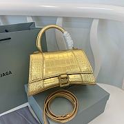 Balenciaga Small Hourglass Handbag Golden 23x10x14cm - 2