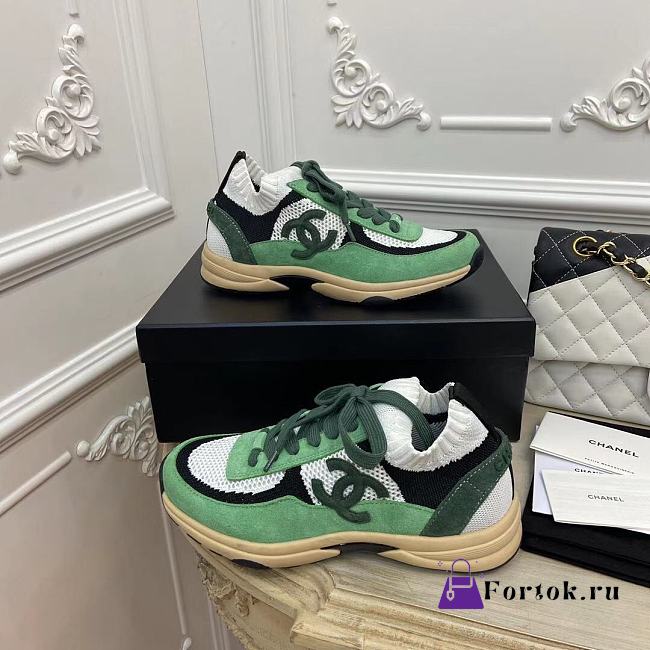 Chanel Trainers Green G38750  - 1