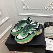 Chanel Trainers Green G38750  - 6