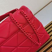 Prada Large Nappa Spectrum Bag Red 1BD231 27×18.5×9cm - 6