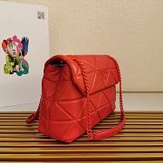 Prada Large Nappa Spectrum Bag Red 1BD231 27×18.5×9cm - 4