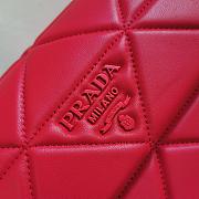 Prada Large Nappa Spectrum Bag Red 1BD231 27×18.5×9cm - 3