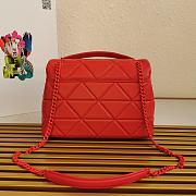 Prada Large Nappa Spectrum Bag Red 1BD231 27×18.5×9cm - 2