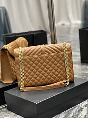 Ysl Large Envelope In Grained Tan 487198 31×22×7.5cm - 6