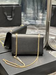 Ysl Medium Kate In Smooth Leather Gold-tone Black 354119 24x14.5x5cm - 5