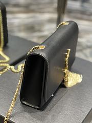Ysl Medium Kate In Smooth Leather Gold-tone Black 354119 24x14.5x5cm - 3
