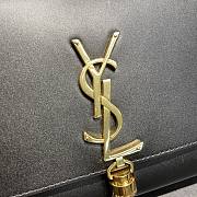 Ysl Medium Kate In Smooth Leather Gold-tone Black 354119 24x14.5x5cm - 2