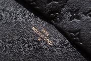 Louis Vuitton Maida Hobo Bag Monogram Empreinte Leather Black M45522  33x16x30cm 