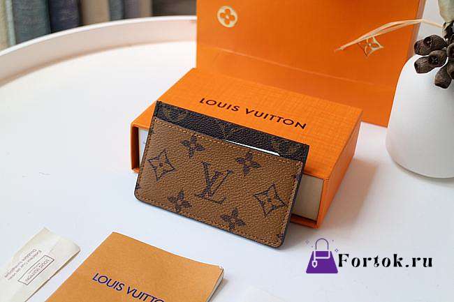 Louis Vuitton Card Holder Monogram Canvas M60248 11x7cm - 1