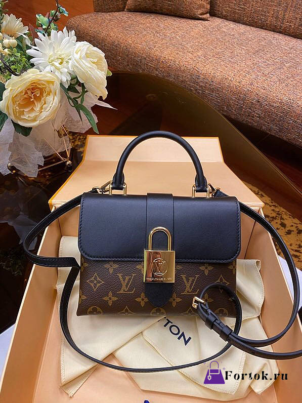 Louis Vuitton Locky BB Bag Monogram Canvas Black M44141 20x16x7.5cm - 1