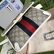 Gucci Ophidia Belt Bag Beige/White 674081 22x17x3.5cm - 3