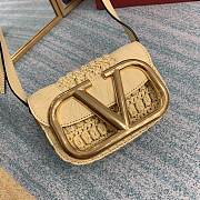 Valentino Small Supervee Raffia 18x7.5x12.5cm - 2