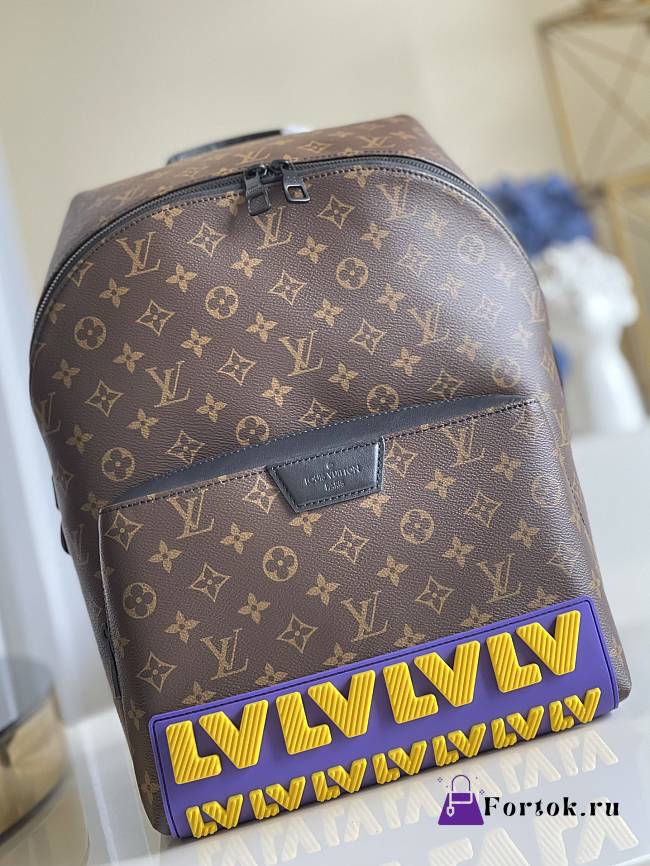 Louis Vuitton Discovery Backpack Signature Brown M57965 37x40x20cm - 1